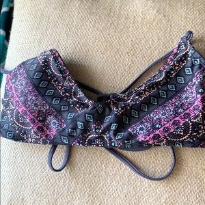 Target Patterned Swim Top!